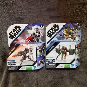 Star Wars Mission Fleet Mandalorian StormTrooper - Boba Fett Action Figure Toys